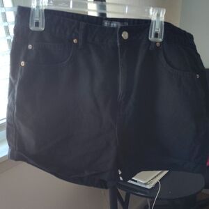 Primark Black Denim Shorts